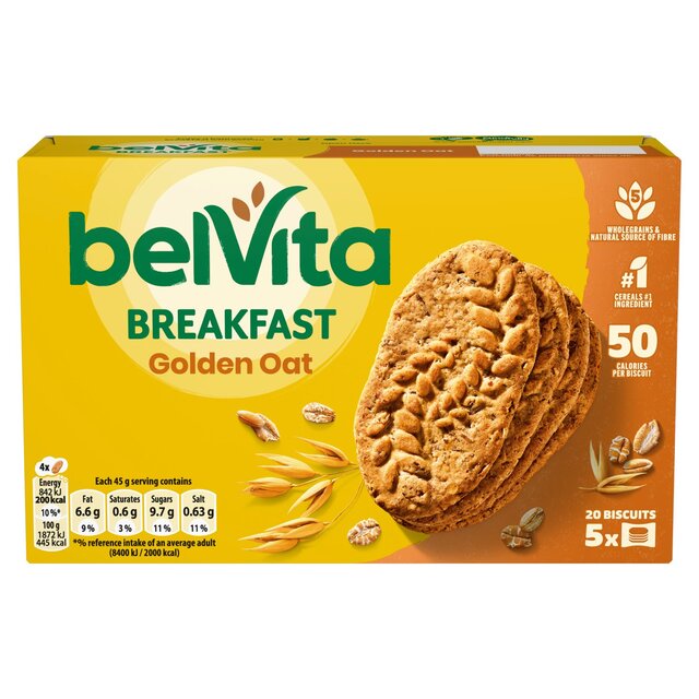 Belvita Golden Oats Desayuno Biscuits 5 x 45g