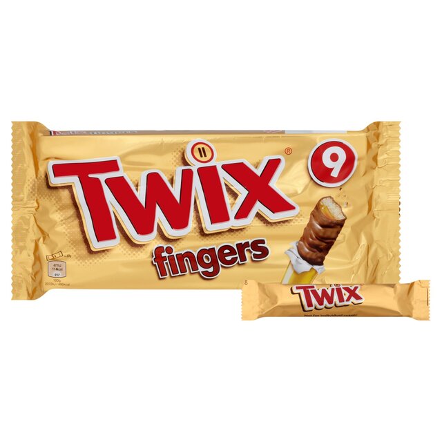 Twix Fingers Biscuits 9 per pack