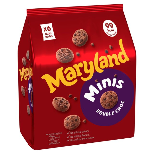 Maryland Cookies Double Chocolate Minis 6 per pack