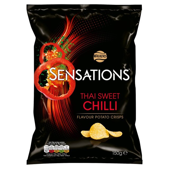 Sensations Thai Sweet Chilli Sharing Crisps 150g