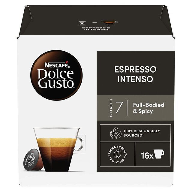 Nescafe dolce gusto espresso intenso vainas 16 por paquete