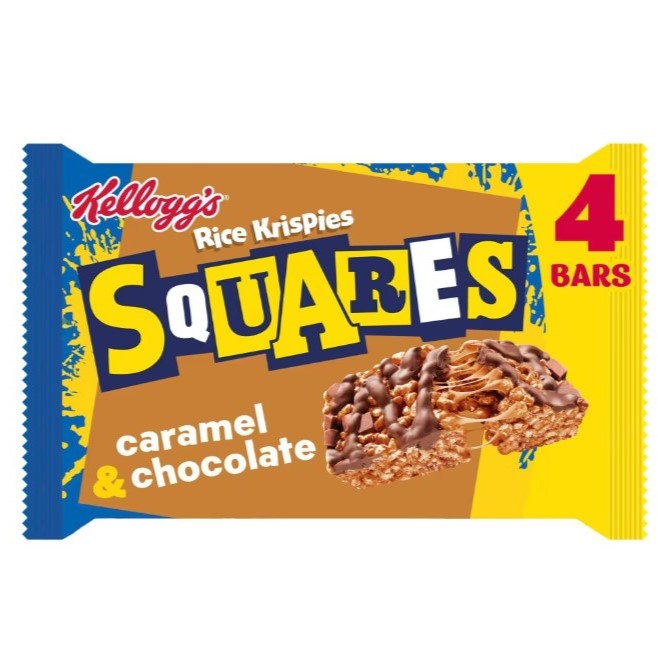 Kellogg's Rice Krispie Squares Caramel 4 x 36g