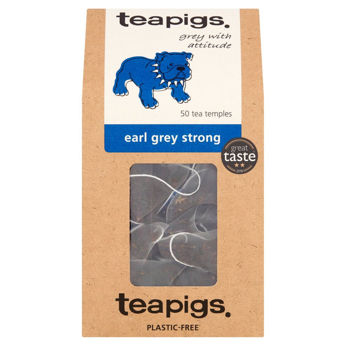 Tapigs Earl Gray Gray Strong Tea Bols 50 por paquete