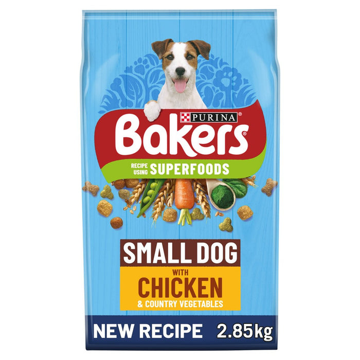 Oferta especial: panaderos pequeños perros pollo y verduras 2.85 kg