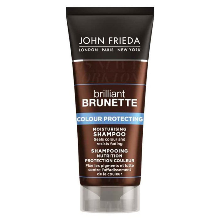 John Frieda Farbe schützt feuchtigkeitsspendendes Shampoo Brilliant Brünette 50ml