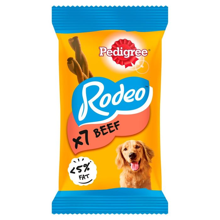 Pedigree Rodeo Adult Dog trata carne de res 7 x 18g