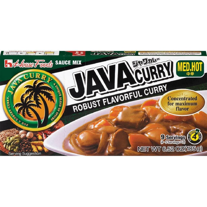 Maison java curry moyen Hot 185g