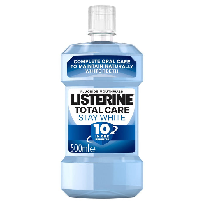 Listerine Total Care bleiben weiße Mundwasser 500 ml