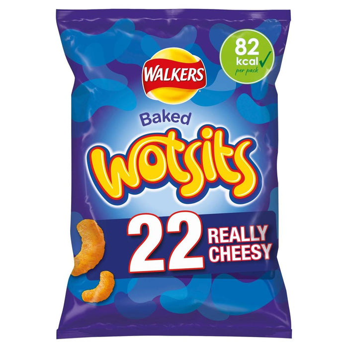 Walkers wotsits realmente queso bocadillos 22 por paquete