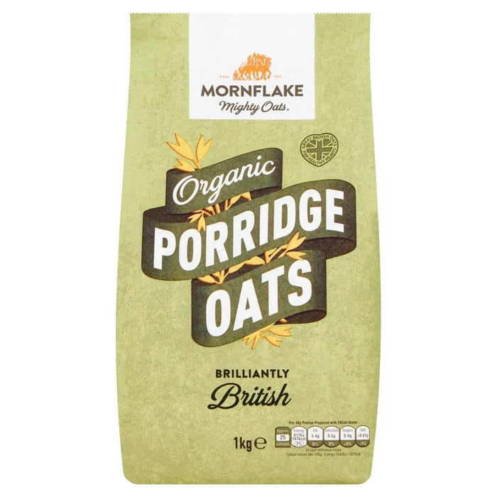 Mornflake Mighty Oats Oat Organic Oats 1 kg