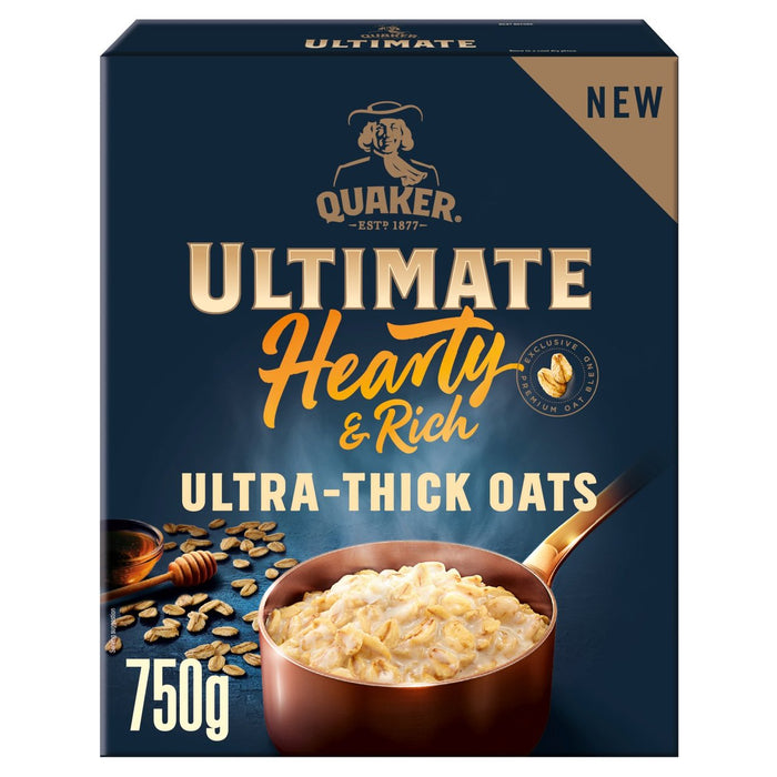 Quaker Ultimate Hearty & Rich Ultra Empter Porridge Avoine 750G